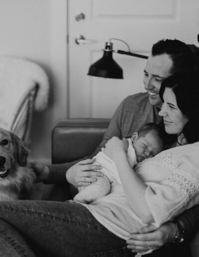 In Home Newborn Family Photography by McKenzie Shea