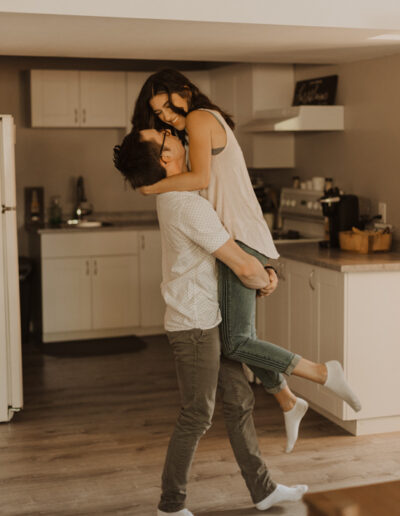 Levi and Marisa's In Home Anniversary Photoshoot by McKenzie Shea