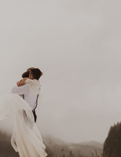 Wild Elopement moment captured by McKenzie Shea Photography